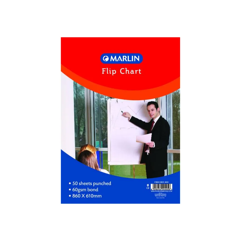 [6009801541310] Flip Chart 50 leaves - Marlin