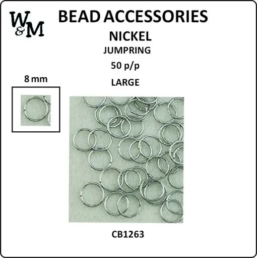 JumpRing Large 8mm 50/p - Disc