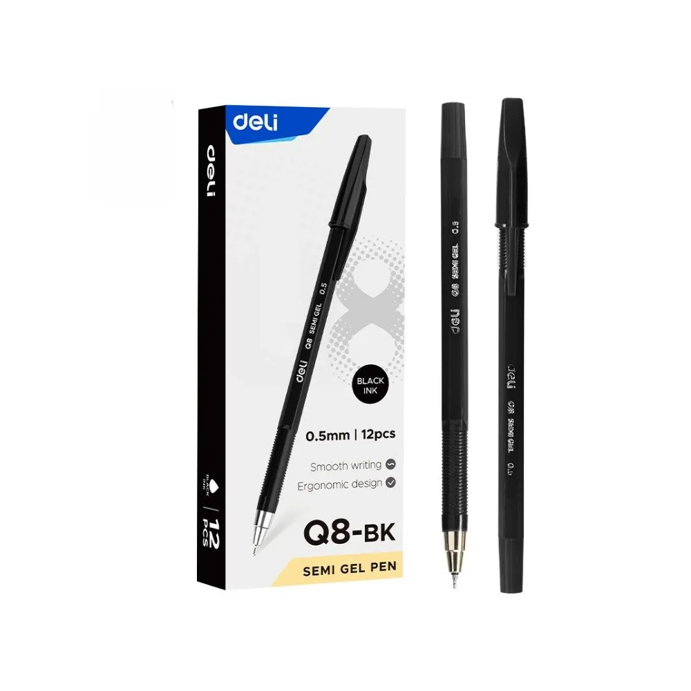 [628] Pen Black Gel EQ08 Clutch 0.5 - Tech