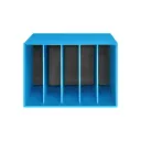 Storage file 5 Compartment Bright Box