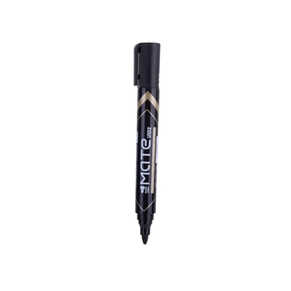 Marker Permanent Black EU10220 Mate bullet tip -  Deli 