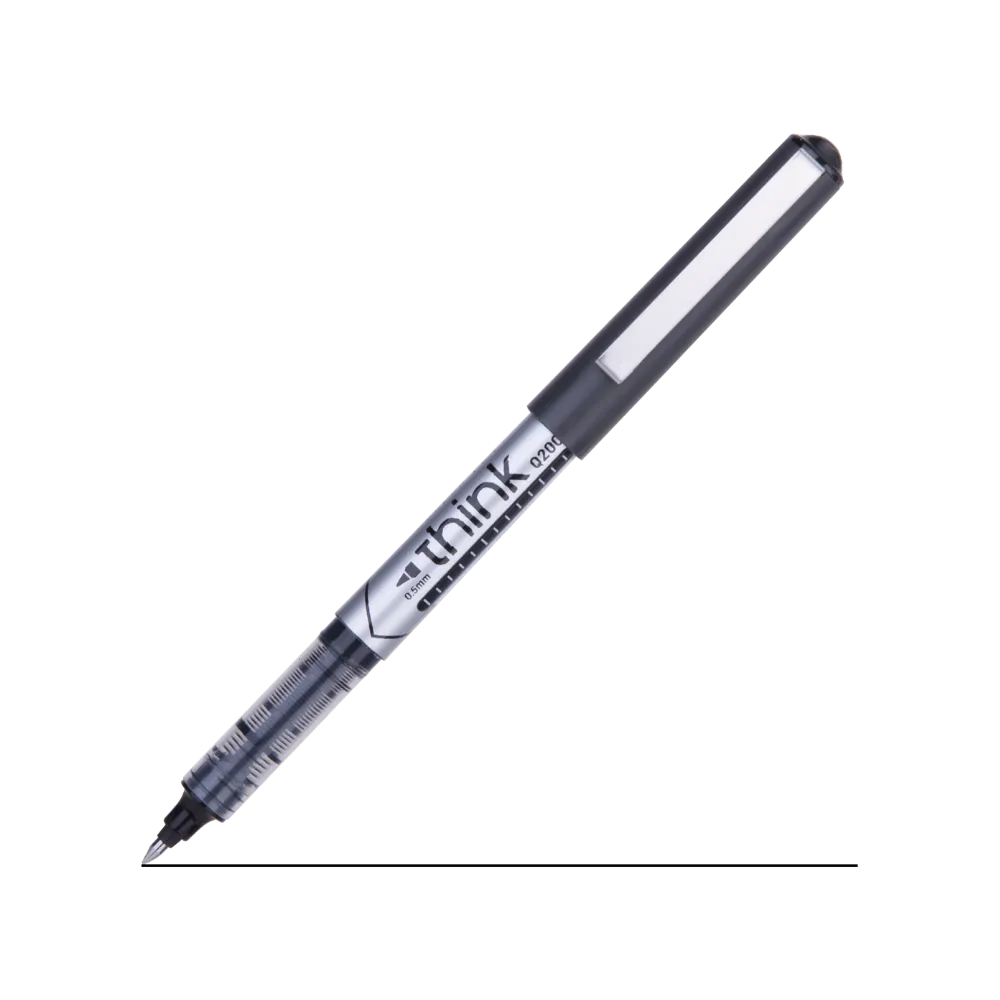 Pen Ink Roller Think 0.5 Black Q20020 - Deli - Tech