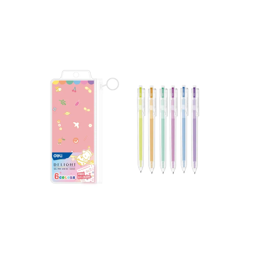 Pen Gel 0.5 Green Delight M118-GN - Deli 