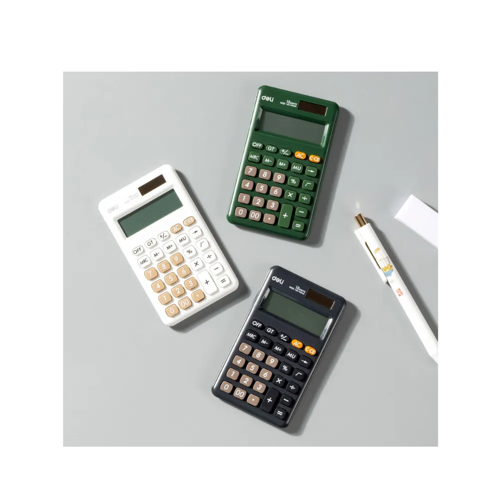 [6935205309389] Calculator Pocket White - Deli
