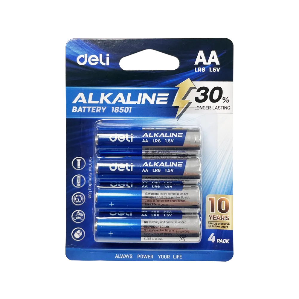 [6935205314123] Battery AA 4`s - Deli