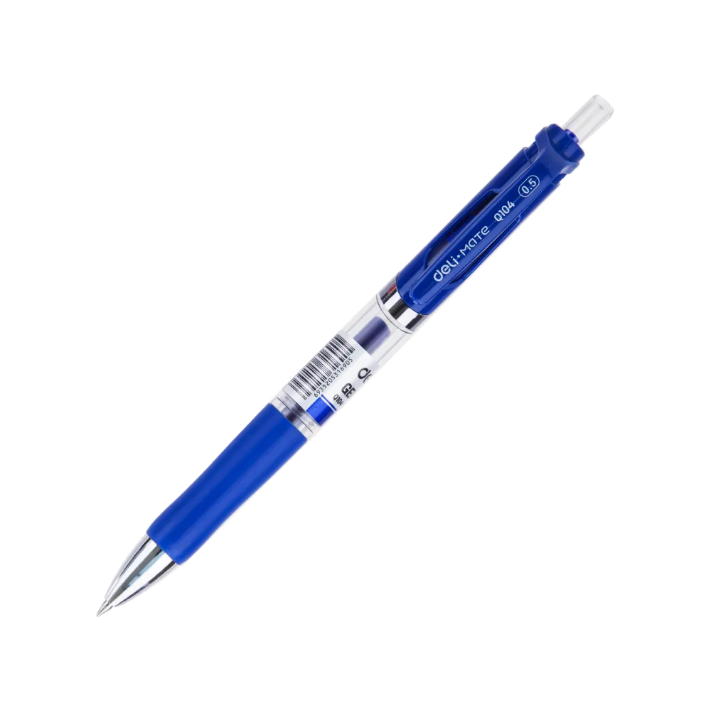 [6935205316905] Pen Mate Gel Blue 0.5 Q10430 - Deli - Tech