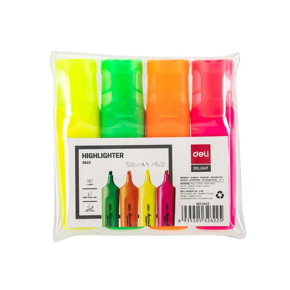 [6935205326225] Highlighter Wallet 4 Bright - TechPro
