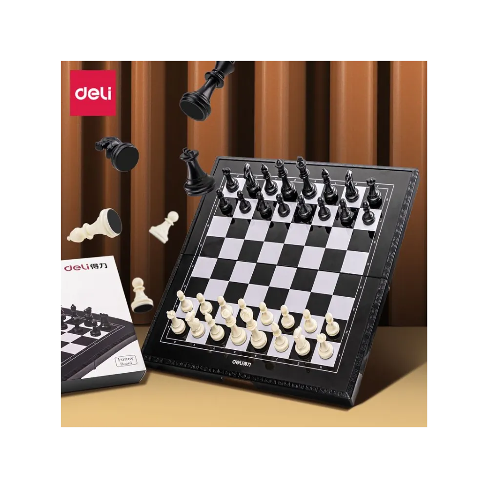 [6935205364456] Magnetic Chess Black - Deli
