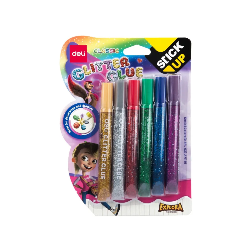 Glue Glitter 12ml EA71101 - Deli - Stick Up