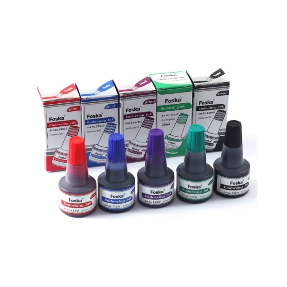 [6937544320568] Ink Endorsing black 30ml - Foska