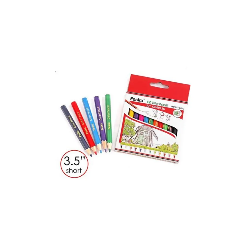 Pencil Colouring 12`s Short - Foska