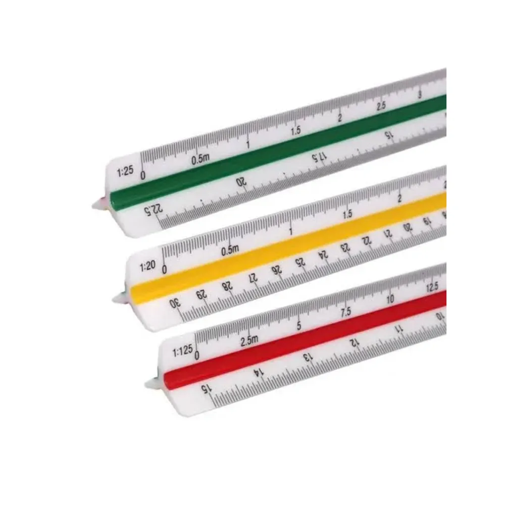 [6937544350589] Ruler Triangular Scale - Interstat