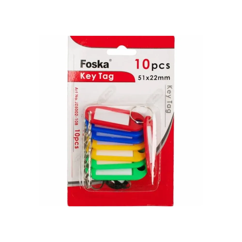 Key rings Carded 10`s - Foska