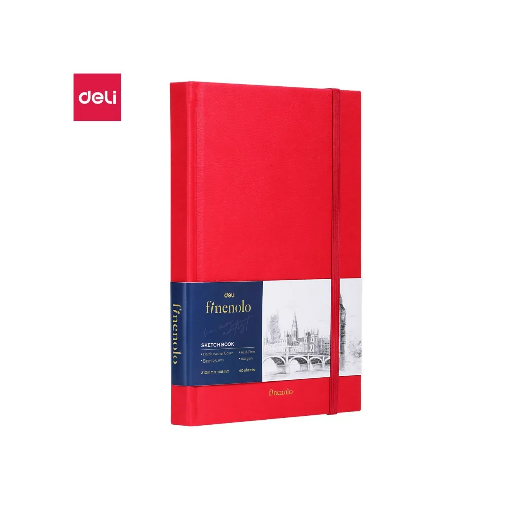 Sketch Book A5 40 Sht Red EC286 - Finenolo