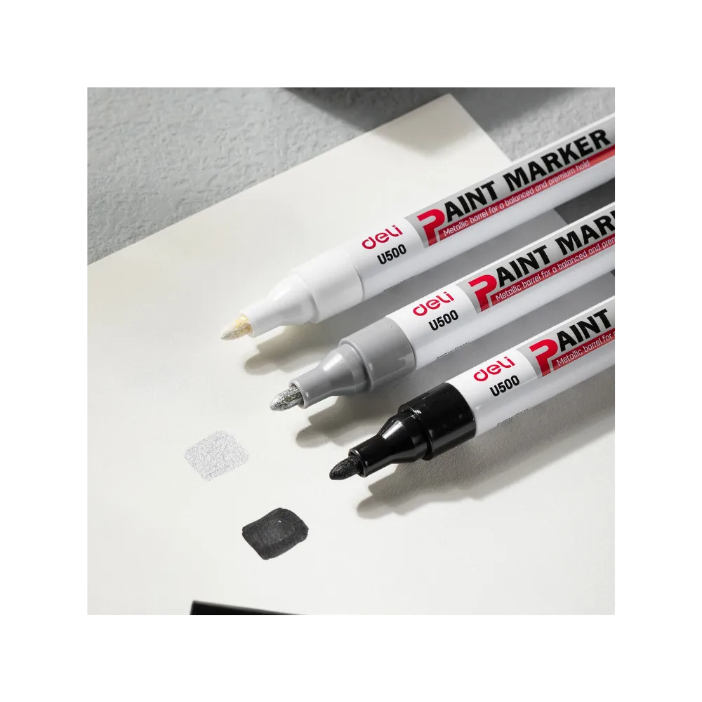 Paint Marker Bullet Tip Silver - Tech