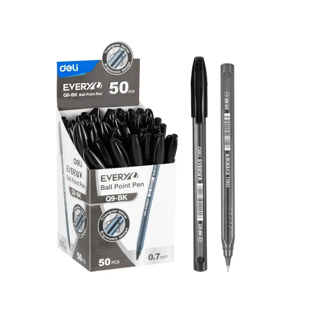 [6941798422916] Pen Ball Point Q9 Black Loose 0.7mm - Tech