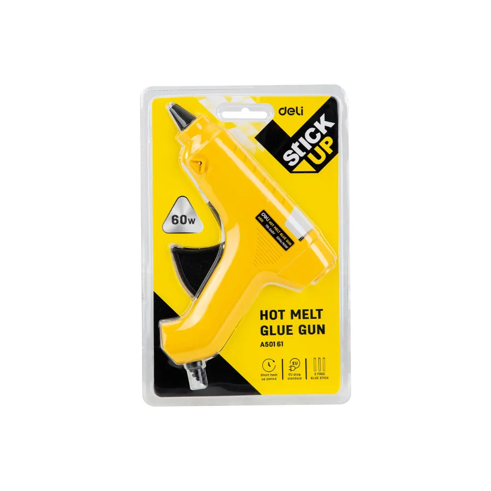 Glue Gun Hot Melt 60w Yellow - Deli 