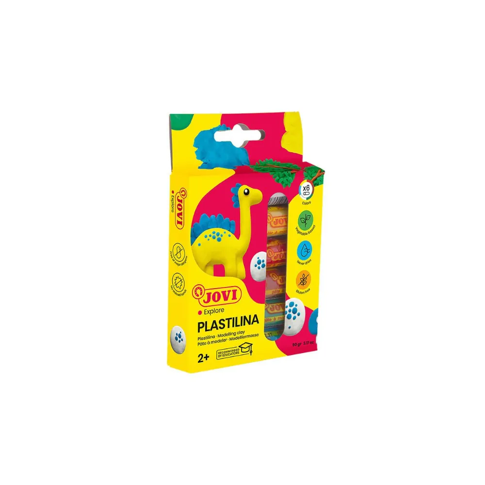 [8412027002035] Modelling Clay Jovi 6 Blister Assorted