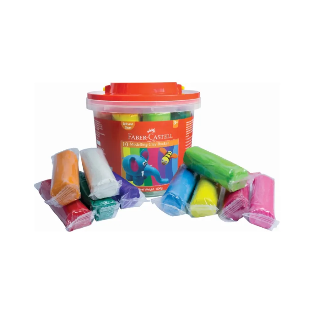 Modelling Clay 500gms 10`s - Faber-Castell