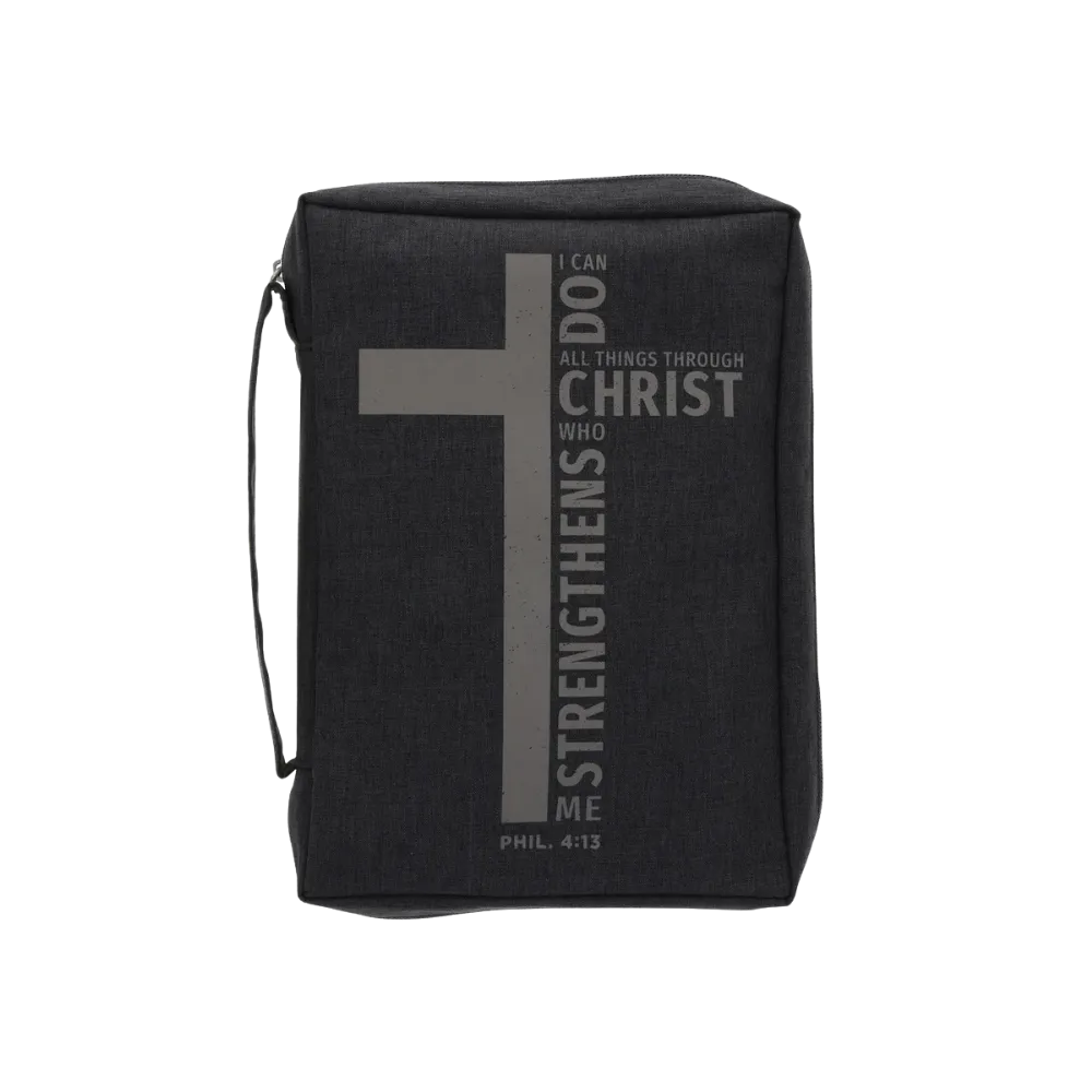 [6006937173101] I Can Do All Things Through Christ Who Strengthens Me Polyester Bible Bag