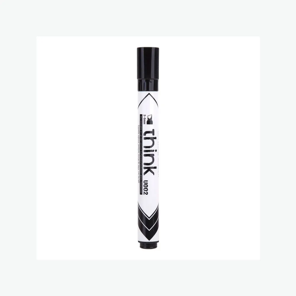 [6921734941251] Whiteboard Marker Bullet Tip - Deli Black
