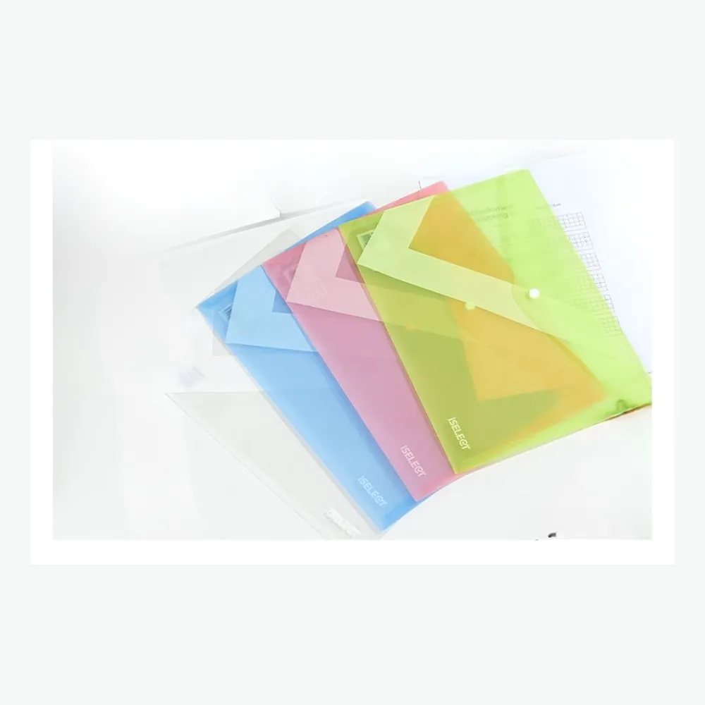 File Bag 0.12mm Iselect - Transparent Blue