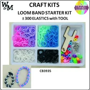Loom Band Starter Kit with Tool