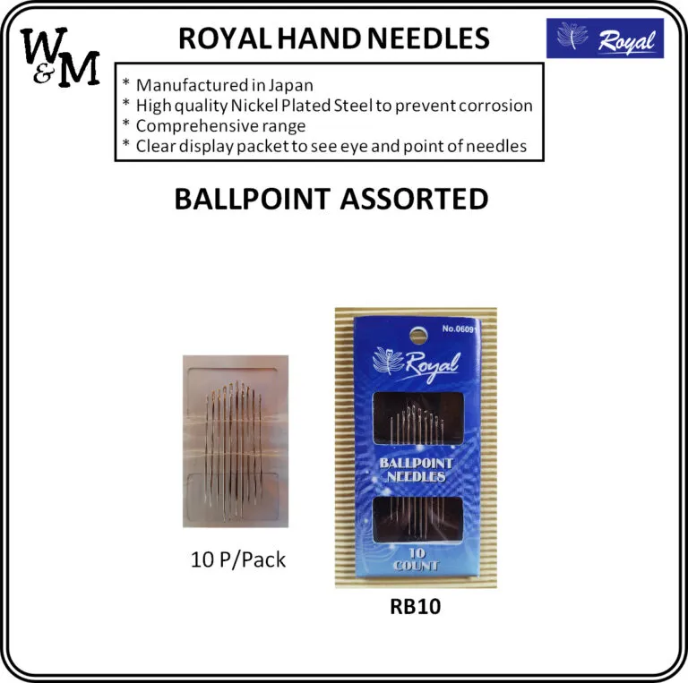 Needles 10 Count  RB10