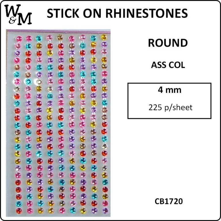 R/stone Stick on Mix 4mm