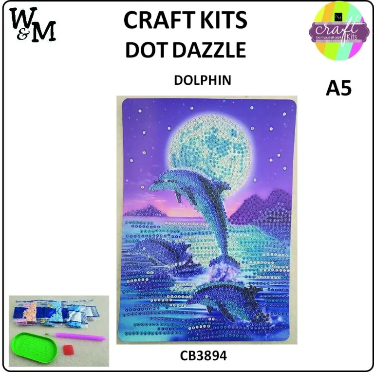 Craft Kit Dot Dazzle Horses A5 CB3893
