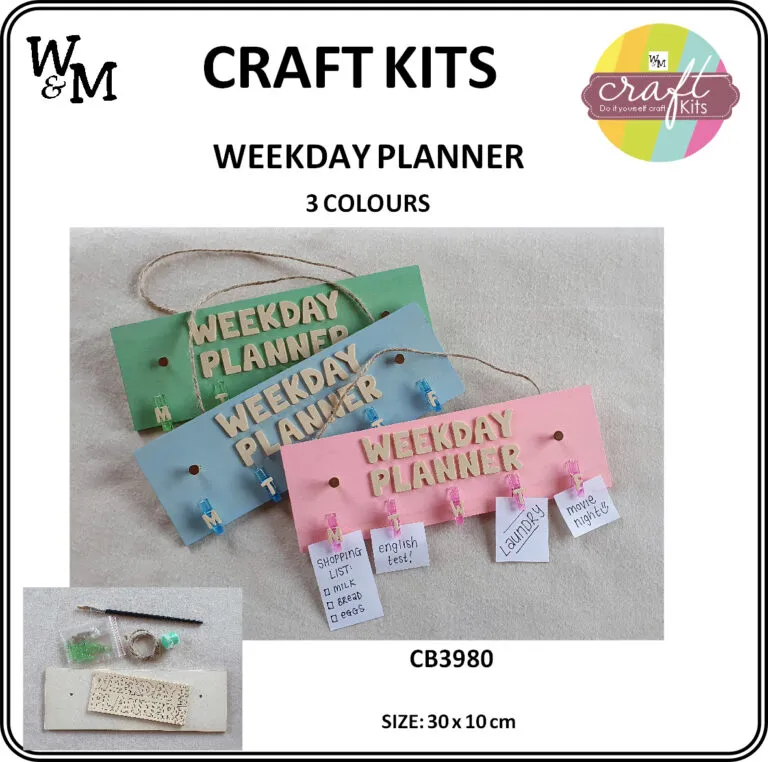 Craft Kit Weekly Planner