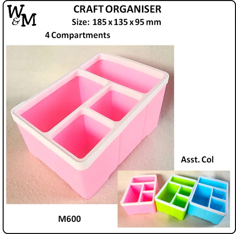 Craft Organiser 4 Compartment