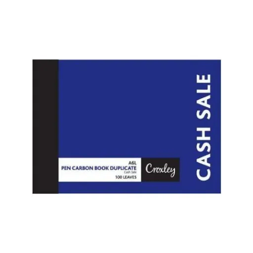 Book A6 L Cash Sale Duplicate JD16CS - Croxley 