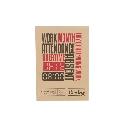 Book A4 Attendance Register JD283 - Croxley 