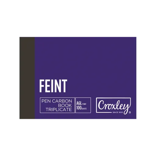 Book A6L Feint Triplicate JD16T - Croxley