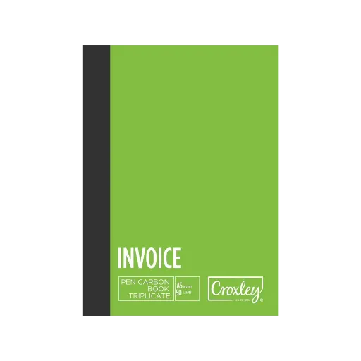 Book A5 Invoice Triplicate JD66BO - Croxley 