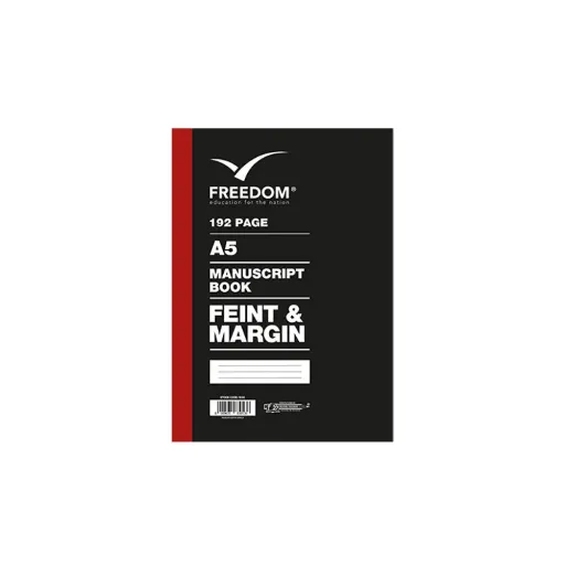 Book A5 192p Feint Margin - Nexx/Freedom